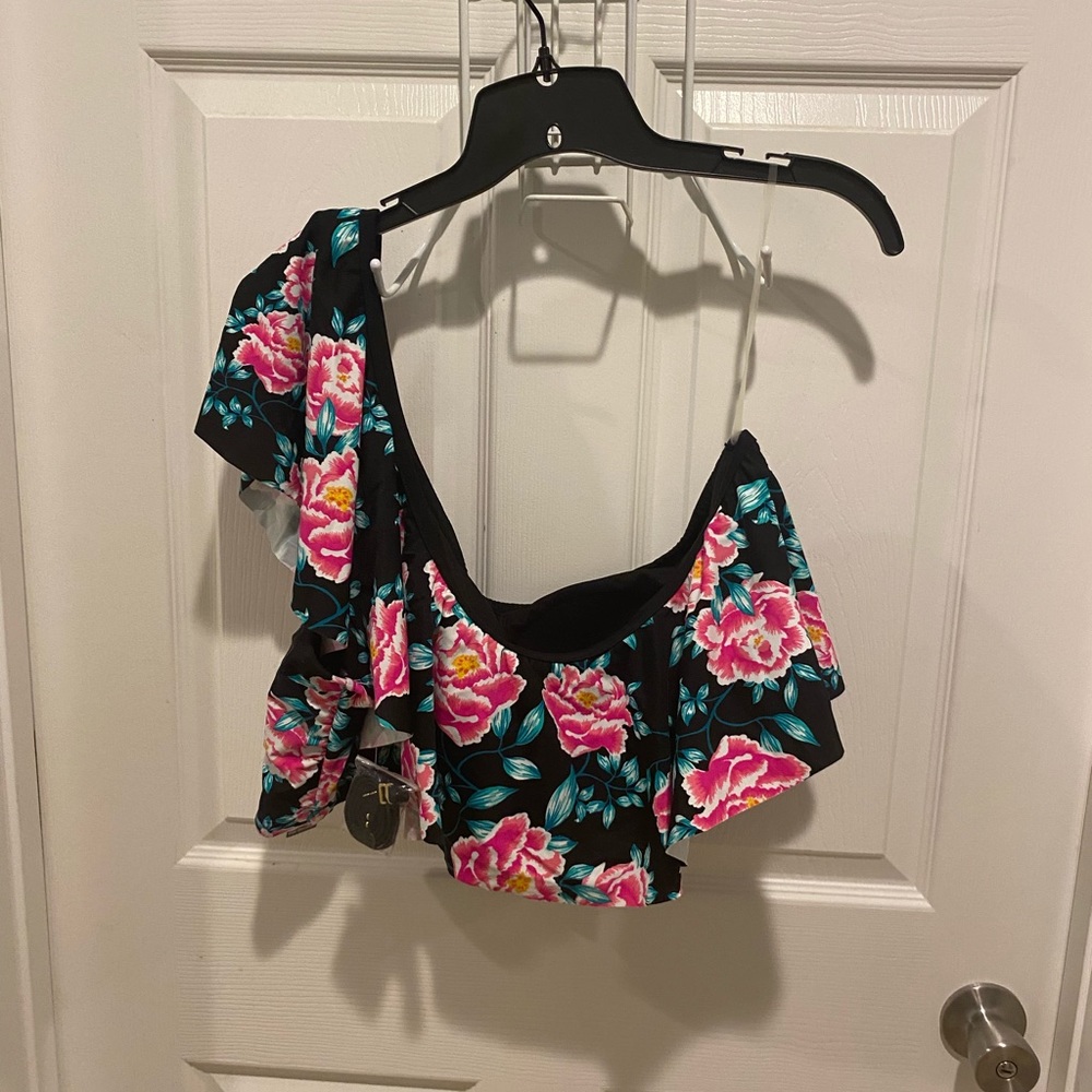 One shoulder bikini top